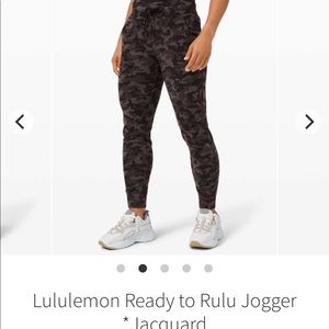 Lululemon ready to Rulu jogger size 4